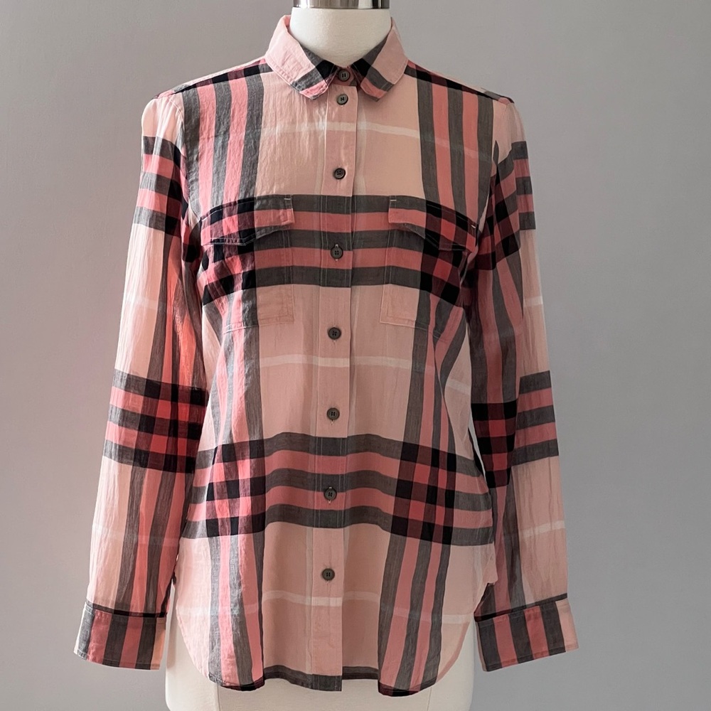 Burberry Check Cotton Shirt